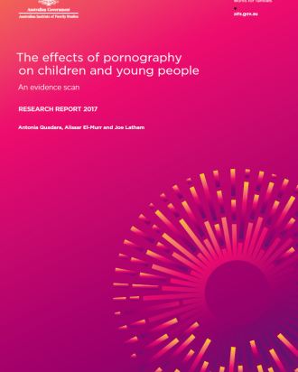 AIFS effects of porn on children